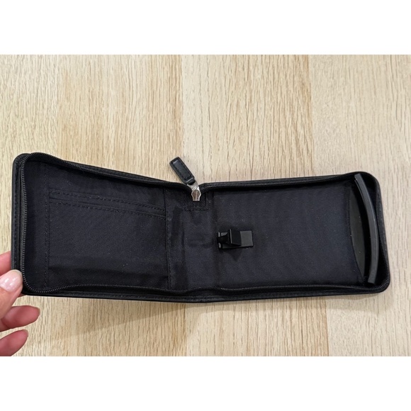 COACH Vintage Black Leather Zipper Palm Pilot Case / Wallet Pouch - Picture 10 of 12